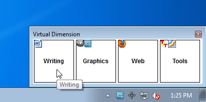 Менеджер рабочих столов Windows 7 — Virtual Dimension