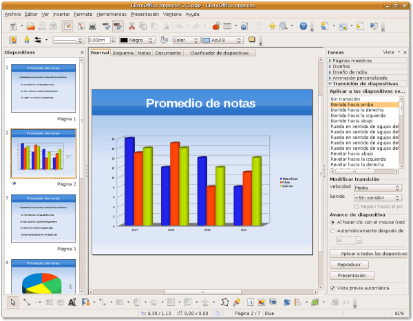 Приложение LibreOffice Impress