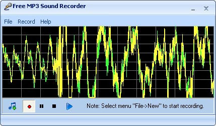 Утилита Free MP3 Sound Recorder