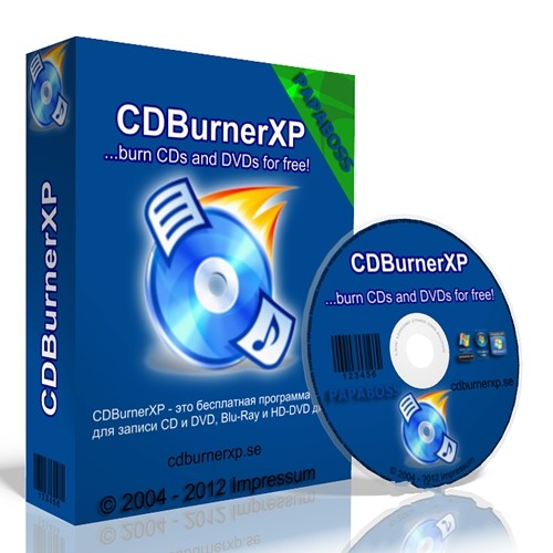 Программа CDBurnerXP
