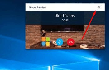 Закрытие Skype Overlay